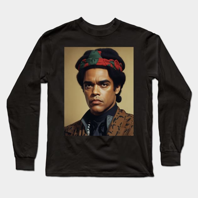 Huey P. Newton Long Sleeve T-Shirt by Moulezitouna